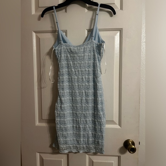 NWT Princess Polly Love Hurts Mini Dress Blue - Picture 3 of 7